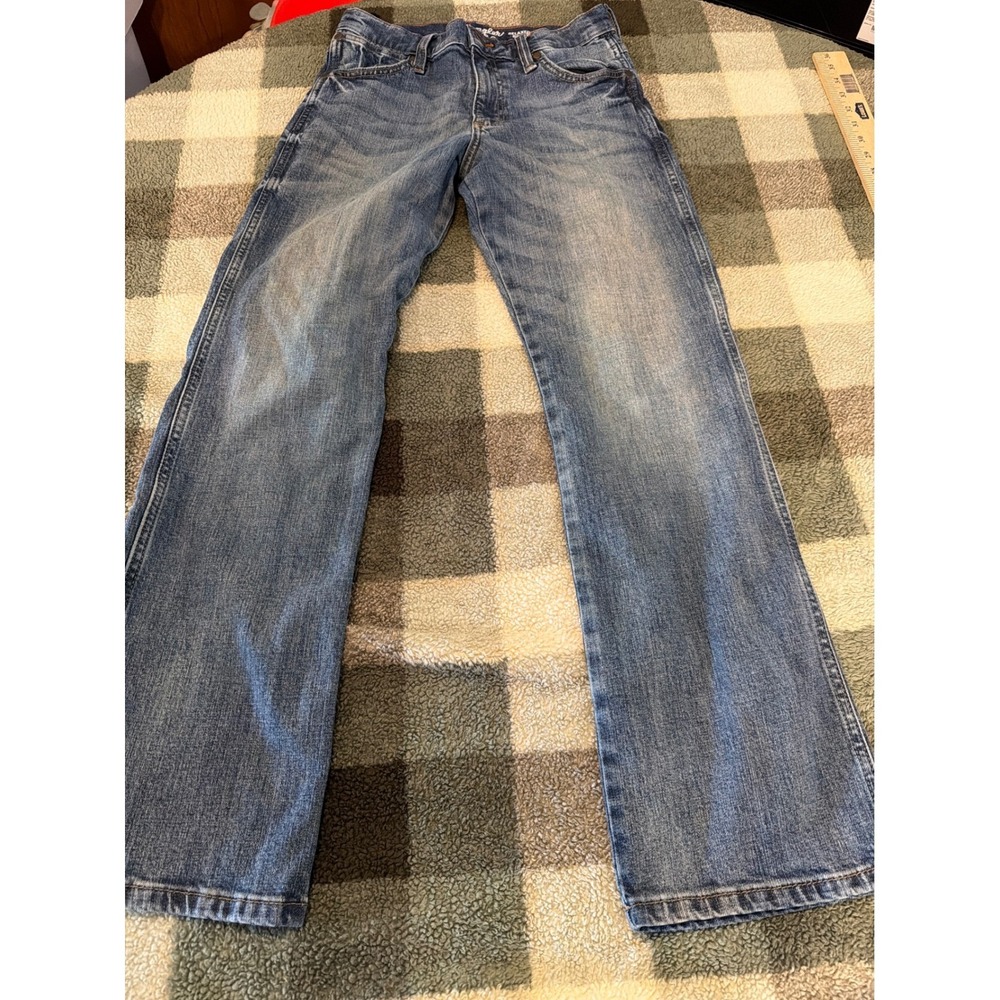 Wrangler Retro Relaxed Bootcut Jeans Medium Wash Blue 10BRT20GL Size 14 Regular